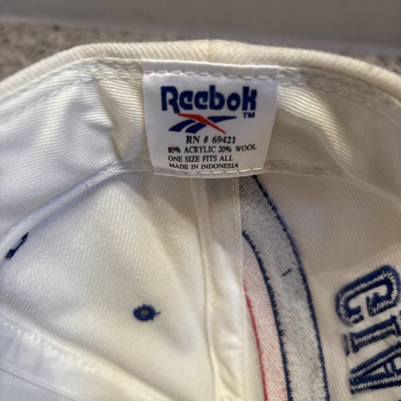 Vintage New York Giants NFL SnapBack Hat Cap OSFA Reebok Pro Line Authentic Vtg - Picture 5 of 12